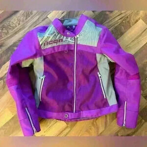 Purple Icon riding jacket ladies Hella  2 size small
